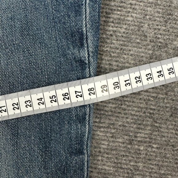 Lee Cooper Harry Style Straight Leg Dark Wash Blue Denim Jeans Mens Size 40 w - Picture 12 of 13